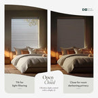CHICOLOGY Cordless Mini Blinds for Indoor Windows, 25.25" W x 36" H, Light - Image 6