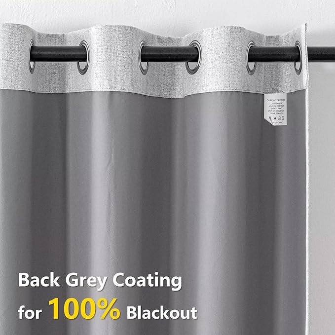 IGEMAEVE Blackout Curtains 108 Inches Long - Image 4