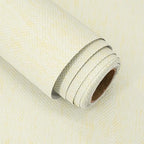 Grasscloth Peel and Stick Wallpaper Beige and Yellow Contact Paper 15.7inch x by lenify