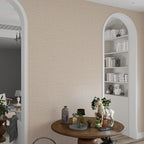 Grasscloth Peel and Stick Wallpaper 20.8"x394" Beige Thick Fabric Textured - Image 7