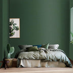 TANONE Dark Green Contact Paper Peel and Stick, Grasscloth Wallpaper Self - Image 2