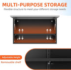 Garage Wall Cabinet, Floating Metal Wall Cabinet - Image 5