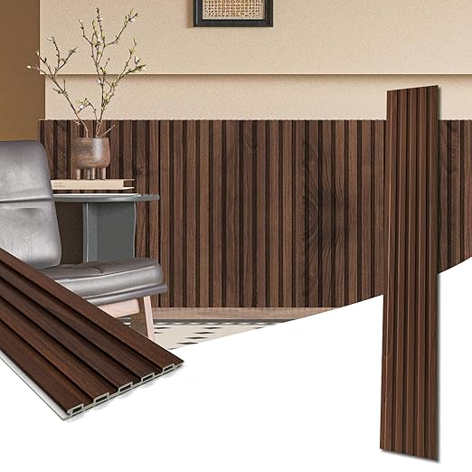 Art3d WPC Wainscoting Panels, Living Room by Art3d