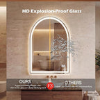 DUMOS 24"×32" LED Bathroom Mirror - Image 3