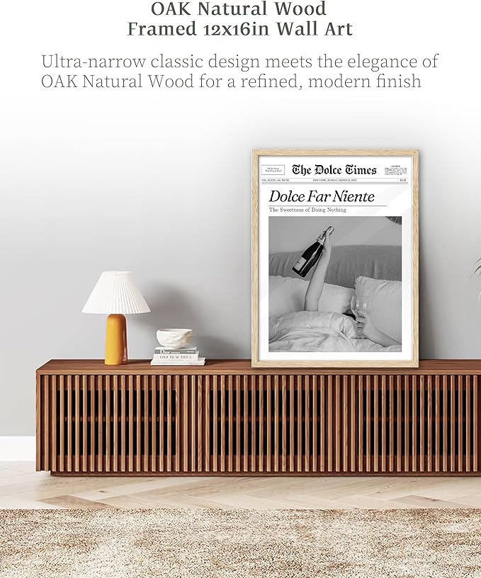 iHery Unframed Trendy NewsPaper Wall Art Prints, 12x16in Canvas Wall Art Prints - Image 6