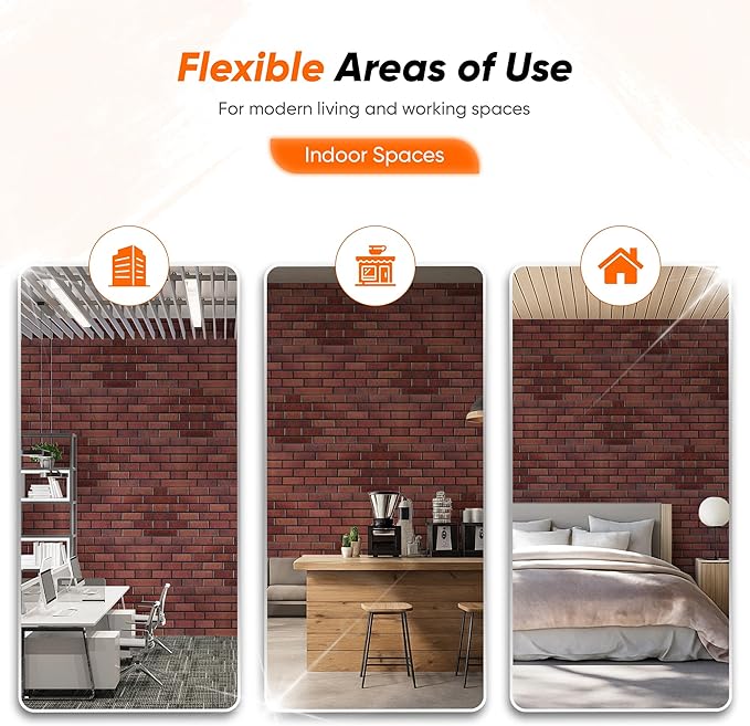 IZODEKOR 3D Wall Panels Brick Effect - Image 9