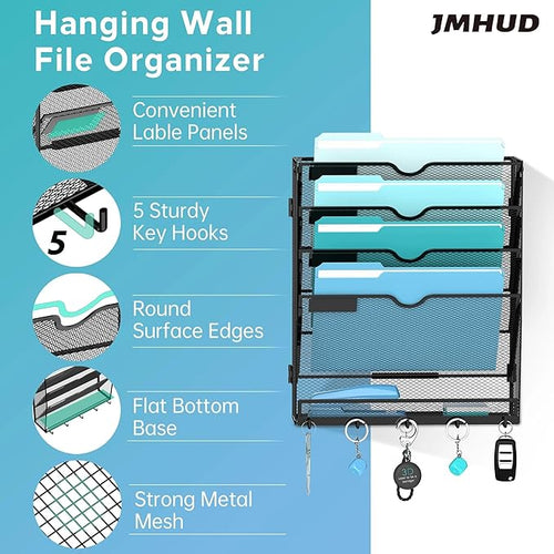 5 Tier Wall File Organizer - Image 2