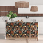 Laatse Boho Wallpaper Peel and Stick, Vintage Floral Contact Paper 17.5" x - Image 7