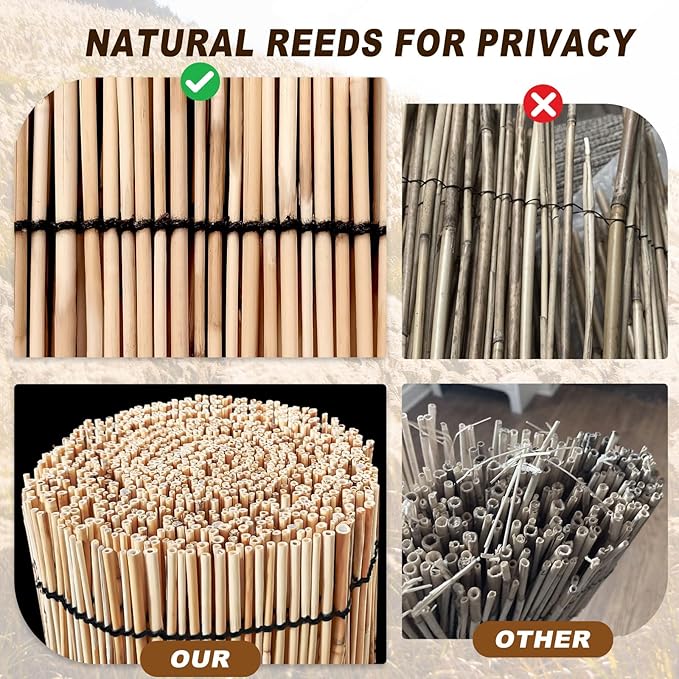 Reed Fencing Rolls, Bamboo Screens Outdoor - Image 9
