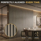 From Plain to Beautiful in Hours WPC Exterior Wall Slat Panels Waterproof - Image 4