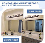 TIANLDD 27 FT Wood Grain Wallpaper Border, Removable Waterproof Mirror Border - Image 7