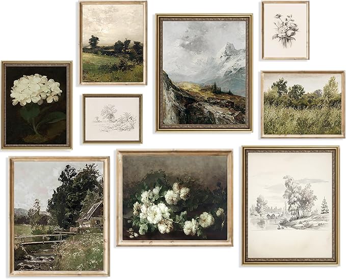 Vintage Wall Art French Country Wall Decor, Vintage Posters by KBKBART
