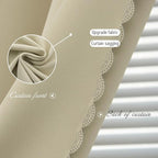 Thermal Blackout Curtains with Self-Adhesive Tape, No Rod No Drill Easy Install - Image 5