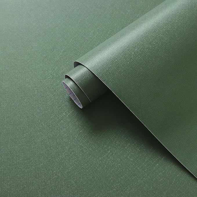 Dimoon 17.3''x78.7'' Peel and Stick Wallpaper Green Contact Paper by DIYYOURMOON