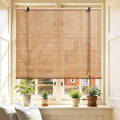 Bamboo Blinds 48x48 inch Bamboo Roman Shades by Unknown
