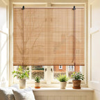 Bamboo Blinds 64x72 inch Bamboo Roman Shades by Unknown