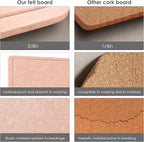 Lightomorrow Bulletin Board, 35 x 17 1/2 inches Felt Board - Image 6