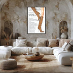 Trendy Newspaper Posters Vintage Leopard Boots Poster Feminist Canvas Prints - Image 5