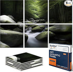 BUBOS 6 Pack Self-Adhesive Acoustic Wall Panels, 70.8" x 47.2" Sound Panels by BUBOS