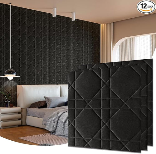 3D Wall Panels, Velvety Touch, Soundproof, Feathery Texture, Decorative Panels by Unknown