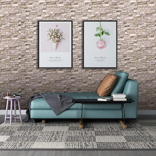 20PCS 3D Wall Panels Peel and Stick Foam 3D Brick Wallpaper Peel and Stick Faux - Image 2
