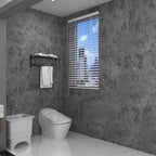 3yecao 16"×591" Large Size Extra Thick Grey Blue Concrete Wallpaper Peel and - Image 4