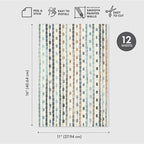 Main Street Peel and Stick Wallpaper Eco-Friendly Sheets 12 Pack, 11 X 16 Inch - Image 2
