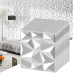 Giantex 100 Pack 3D Wall Panels, Lightweight Waterproof, DIY Cut & Paint by Giantex