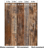 WENMER 23.6" x 394" Brown Wood Peel and Stick Wallpaper Shiplap Self Adhesive - Image 5