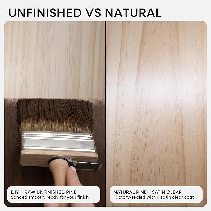 Homeforia 60 inch Wood Floating Shelf, High End Solid Natural Long Wood Shelf - Image 8