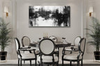 VHMING Black Abstract Wall Art Decor Black and White Painting Pop Culture Wall - Image 6