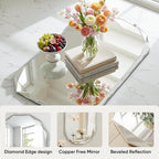 Suidia Bathroom Mirror, Frameless Bathroom Mirror - Image 5