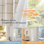 Lajode Plaid Curtains Pattern Printed 90 Inches Long - Image 7