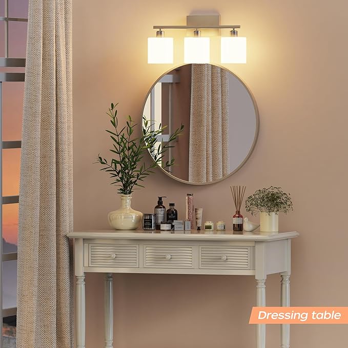 PARTPHONER Bathroom Light Fixtures, Bathroom Lighting Fixtures Over Mirror - Image 9