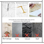 3D Wall Panels Peel and Stick in Grey White，20 PCS XPE Foam 3D Wallpaper - Image 6