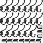 ZEYU 20Pcs Wall Hooks, Coat Hooks Hardware Heavy Duty Hooks - Image 3