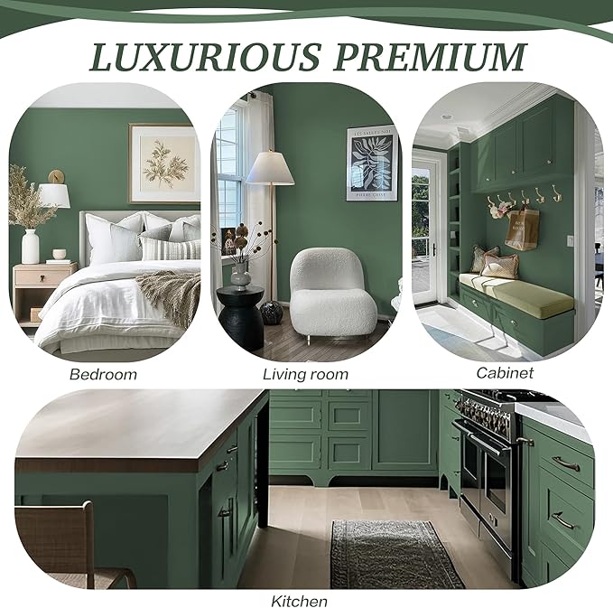 Dimoon 17.3''x78.7'' Peel and Stick Wallpaper Green Contact Paper - Image 6