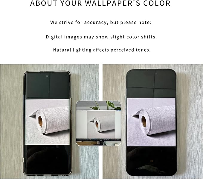 Haimin Grasscloth Wallpaper Peel and Stick 20.9in X 393in Fabric Contact Paper - Image 4