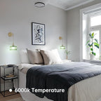 Shenmoyl Battery Operated Wall Sconce - Image 8