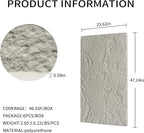 3D Faux Stone Wall Panels, Lightweight & Waterproof Accent Marble Stone Skin - Image 2