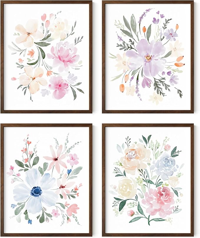 HAUS AND HUES Flower Wall Art by HausandHuesArtPrints