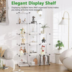 C&AHOME Cube Storage Organizer, 12-Cube Closet Cabinet Organizer, DIY Cube Shelf - Image 2
