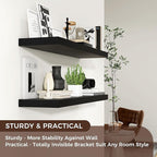 Venusmiles Floating Shelves for Wall 36 inch Long, Engineered Wood Wall Shelves - Image 5