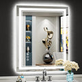 24x36 LED Bathroom Mirror with Lights, Backlit and Front Lit Anti-Fog Lighted by Awandee