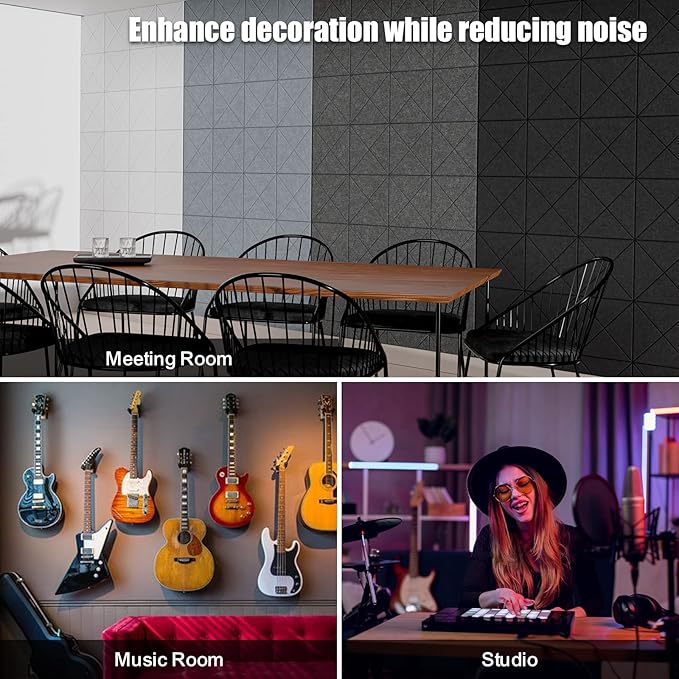 Sonicism 12 Pack X-Lined Acoustic Panels - Image 8