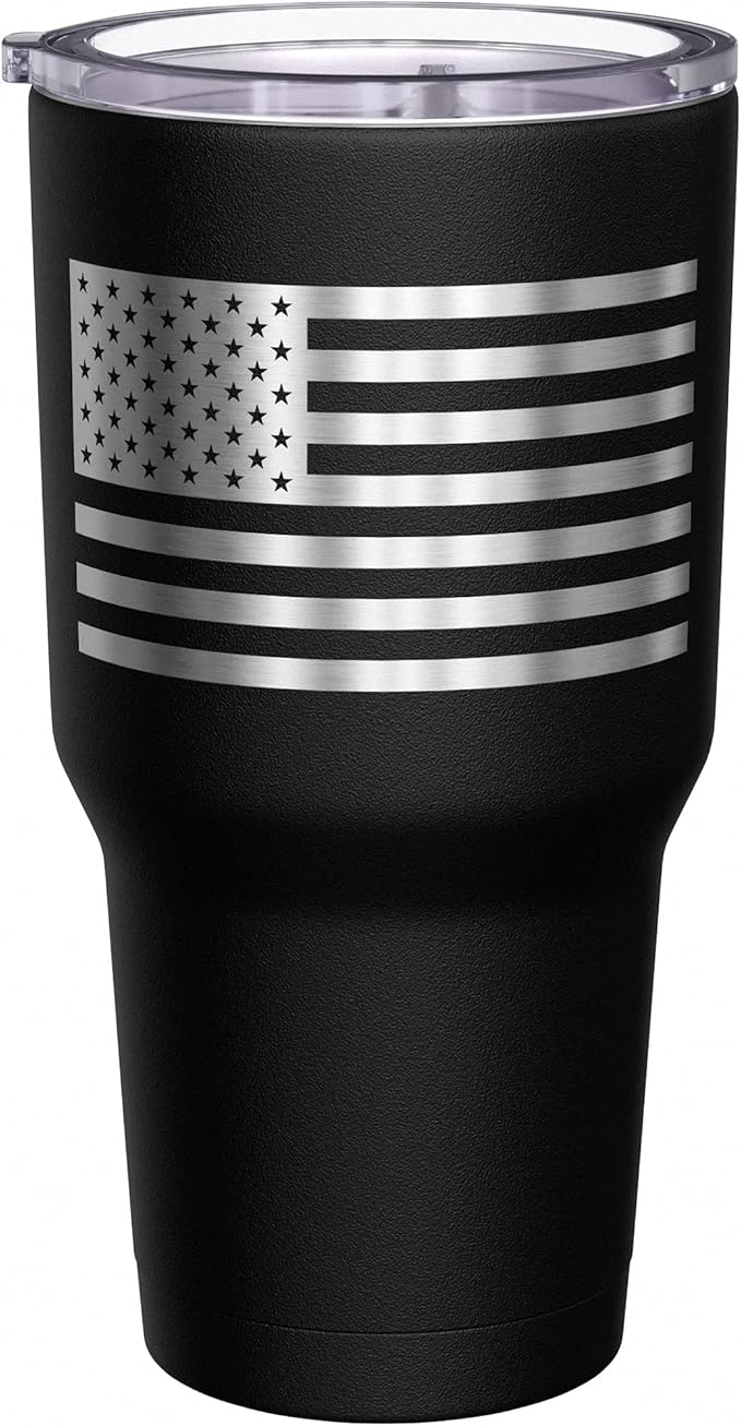 We The People Holsters - Remember Everyone Deployed - Coffee Tumbler - American Flag Coffee Travel Mug - Engraved Tumbler - Double Insulated Tumbler - 30 oz