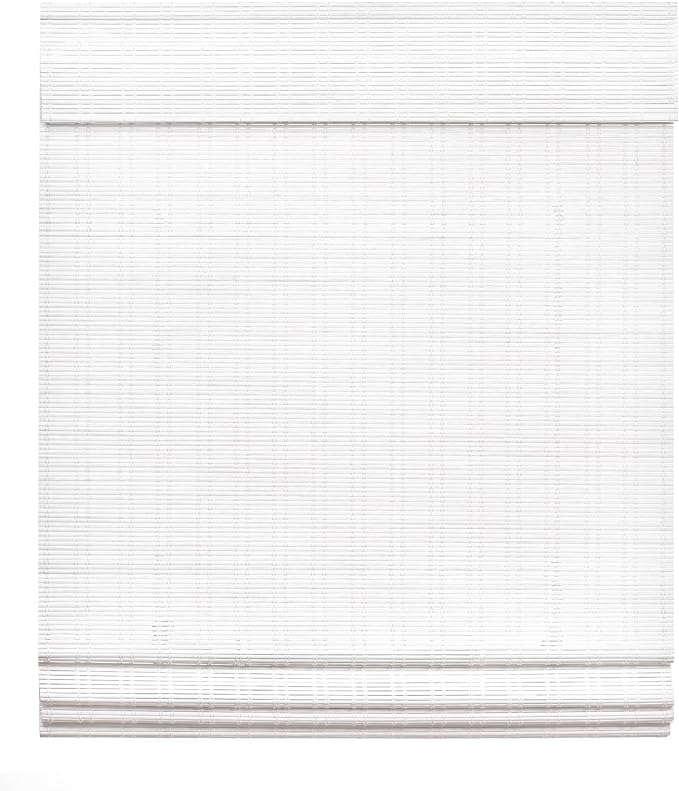 LazBlinds Cordless Bamboo Roman Shades, Light Filtering Window Treatment by LazBlinds