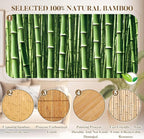 Juexica 4 Pcs Natural Bamboo Wall Panel - Image 4