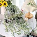 Der Rose 1Pcs Fake Plants Hanging Artificial Potted Faux Eucalyptus Plants - Image 2