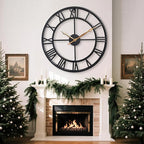 18.5 Inch Modern Decorative Metal Wall Clock - Image 3